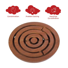Bada Bhool Bhulaiyaa| Combo Pack Of 10 | Swirl | Ball in Maze Puzzle | Labyrinth Board Game | Birthday Return Gift Pack for Kids & Family