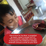 Boat Pack of 2 Putt Putt Nav Steam Boat | Tin Toy Boat | Collectible Toys