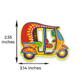 Auto Rickshaw Fridge Magnet | Made in MDF | Collectible