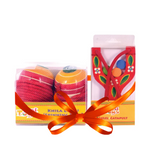 Spinning Tops/Lattu (Pack of 2) & Catapult/Gulel Combo Set | Wooden Toys | Collectible