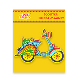 Scooter Fridge Magnet | Made in MDF | Collectible