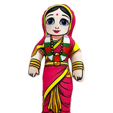 (Pack of 2) Lord Ram Sita Plush | Cotton Dolls Soft Toys | Collectible Play Set