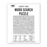 Summer Theme - Word Search Puzzle - Activity Sheet