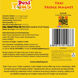 Taxi Fridge Magnet | Made in MDF | Collectible