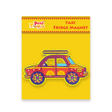 Taxi Fridge Magnet | Made in MDF | Collectible