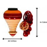 Wooden Spinning Tops | Wooden Lattu Bhawra | 6+ Years
