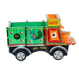Miniature Hand painted Indian Truck | Wooden Toy Truck | Collectible