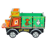 Miniature Hand painted Indian Truck | Wooden Toy Truck | Collectible