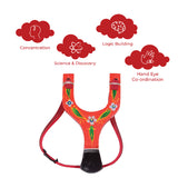 Gulel Catapult With Foam Balls | Wooden Slingshot Gulel | Collectible