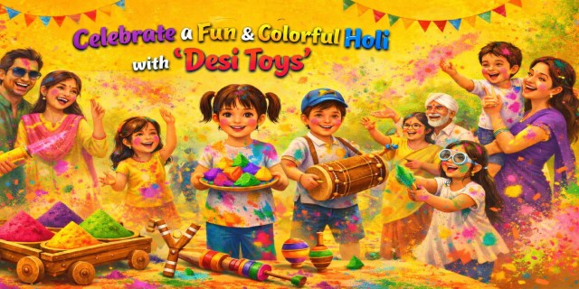 Best ‘Holi’ Festival Games for Family Gatherings – Celebrate Holi with ‘Desi Toys’