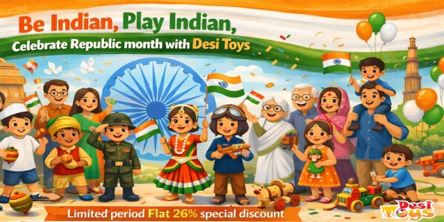 Be Indian, Play Indian – Celebrate Republic Month with 'Desi Toys'