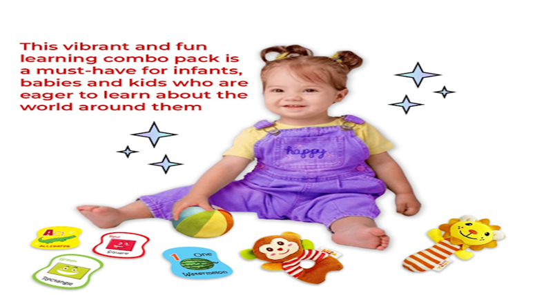 Soft Rattle Toys Newborn Flashcards Desitoys.in Desi Toys