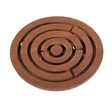 (Pack of 10) Bada Bhool Bhulaiyaa | Wooden Swirl Ball in Maze Puzzle Labyrinth | 5 Year +