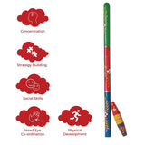 (Pack of 10) Gilli Danda Combo | Wooden Toys | 8 Years +