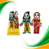 (Pack of 2) Lord Ram Sita Plush | Cotton Dolls Soft Toys | Collectible Play Set | Festival Gift | Ideal Return Gift Pack | Cultural toys for kids Republic Day Sale