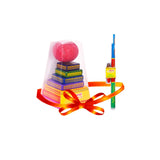 Seven Stones/Lagori Game & Gilli Danda Combo | Wooden Toys | 8 Years +