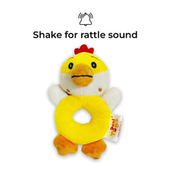 Chick Ring Rattle Soft Toy | Cotton | 3 Months+