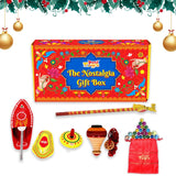 (Combo of 6) Nostalgia Toys Festival Gift Box | Wooden Tin Toys Gift Set | Collectible Return Gift |  Fun Collectible Set for Kids | Festival & Christmas Gift | Ideal Return Gift Pack