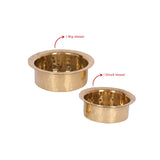 Miniature Vessel Set of 2 | Brass | Collectible Pretend Play Set