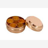 Miniature Pretend Play Set Masala Box | Brass | Collectible