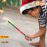 Seven Stones/Lagori Game & Gilli Danda Combo | Wooden Toys | 8 Years +