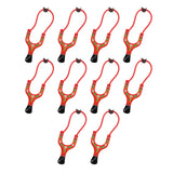 (Pack of 10) Gulel Slingshots | Wooden Catapult With Foam Balls | Collectible