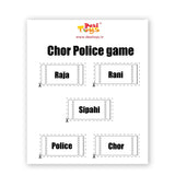 Cutout Play Game- Chor Police Game - Activity Sheet