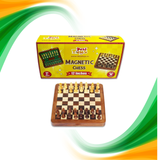 Handcrafted Foldable Magnetic Chess Board Set | Buddhibal Wooden Satranj 12 inches | 6 Years + | Made in India toys Republic Day