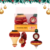 Wooden Spinning Tops | Wooden Lattu Bhawra | 6+ Years | Learning & Activity Toy | Christmas Festive Gift