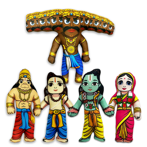 Ramayana Plush Doll Set | Cotton | Collectible