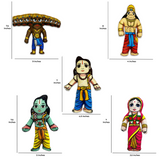 Ramayana Plush Doll Set | Cotton | Collectible