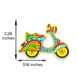 Scooter Fridge Magnet | Made in MDF | Collectible