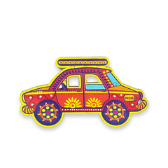 Taxi Fridge Magnet | Made in MDF | Collectible
