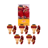 (Pack of 5) Spinning Tops | Wooden Lattu | 6 Years +