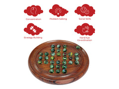 Buddhijaal / Brainvita Marble Game / Solitaire Game Board