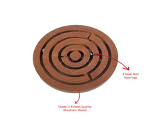 Bada Bhool Bhulaiya/ Swirl/ Labyrinth Board Game Wooden Puzzle