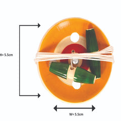 Wooden Yo-Yo & Spinner Toy for Kids pack of 2