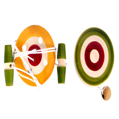 Wooden Yo-Yo & Spinner Toy for Kids pack of 2