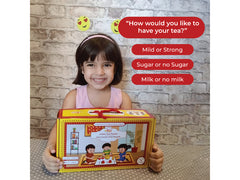 Wooden Indian Tea Kitchen set for Kids / Desi Garam Chai Playset