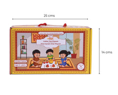Wooden Indian Tea Kitchen set for Kids / Desi Garam Chai Playset