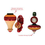 Wooden Spinning Tops | Wooden Lattu | 6+ Years
